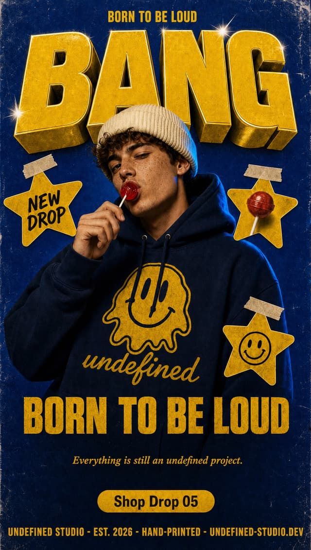 undefined 스트릿웨어 포스터 — BANG 드롭